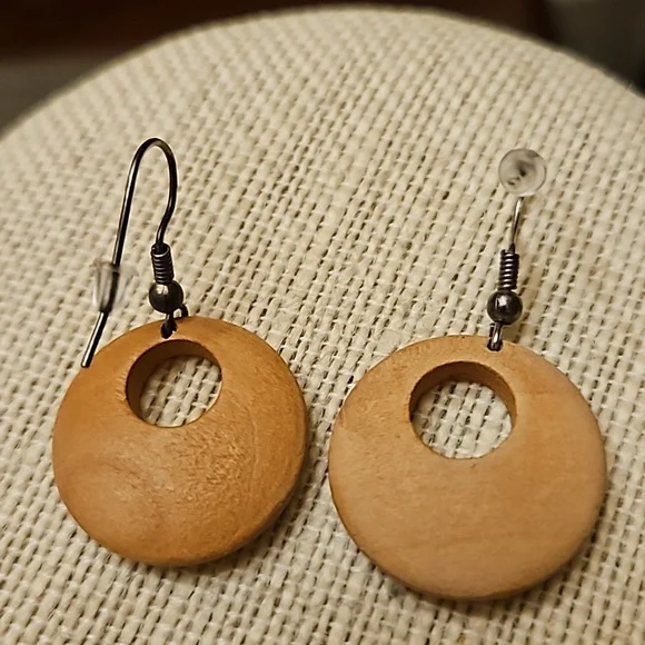 Hand Painted Fish Earrings - Picture 2 of 4